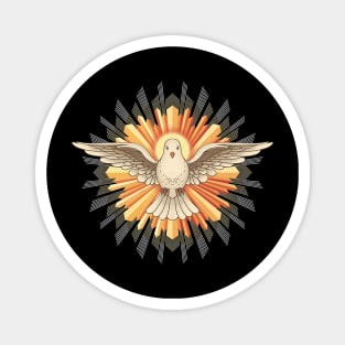 The Holy Spirit as a dove Magnet